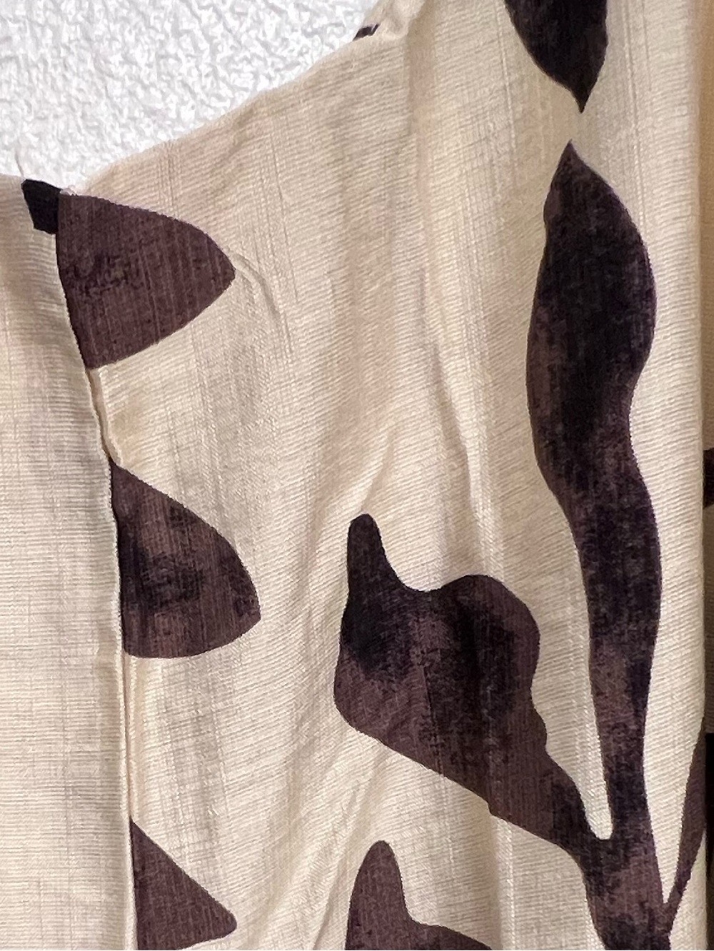SHEIN Lune Beige and Brown Leaf Boho Jumpsuit - Picture 5 of 8